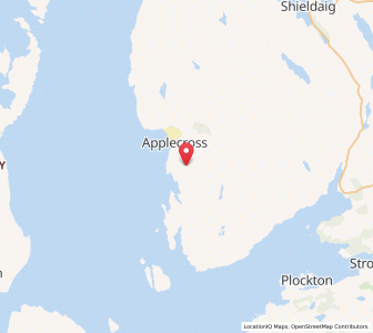 Map of Camasterach, ScotlandScotland