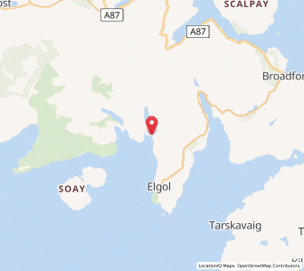 Map of Camasunary, ScotlandScotland