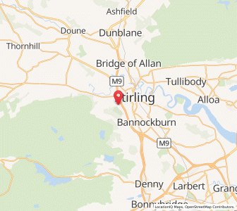 Map of Cambusbarron, ScotlandScotland
