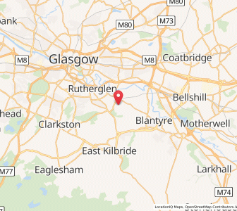 Map of Cambuslang, ScotlandScotland