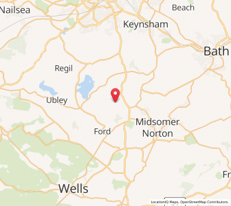 Map of Cameley, EnglandEngland