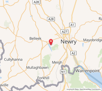 Map of Camlough, Northern IrelandNorthern Ireland