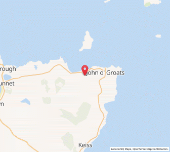 Map of Canisbay, ScotlandScotland