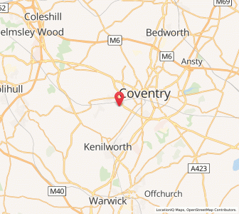 Map of Canley, EnglandEngland