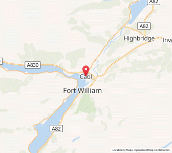 Map of Caol, ScotlandScotland