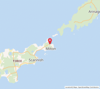 Map of Caoles, ScotlandScotland