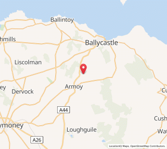 Map of Cape Castle, Northern IrelandNorthern Ireland