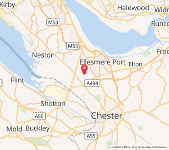 Map of Capenhurst, EnglandEngland