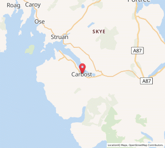 Map of Carbost, ScotlandScotland