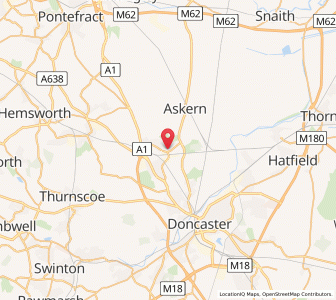 Map of Carcroft, EnglandEngland