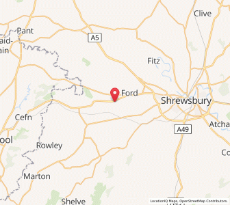 Map of Cardeston, EnglandEngland