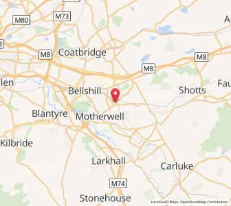 Map of Carfin, ScotlandScotland