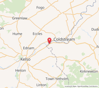 Map of Carham, EnglandEngland