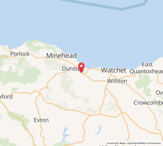 Map of Carhampton, EnglandEngland