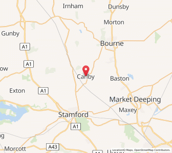 Map of Carlby, EnglandEngland