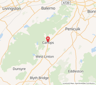 Map of Carlops, ScotlandScotland