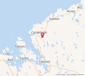 Map of Carloway, ScotlandScotland
