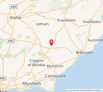Map of Carmyllie, ScotlandScotland