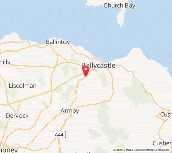 Map of Carneatly, Northern IrelandNorthern Ireland