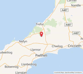 Map of Carnguwch, WalesWales