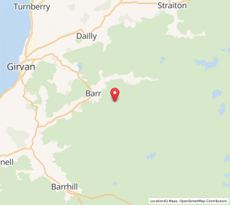 Map of Carrick, ScotlandScotland