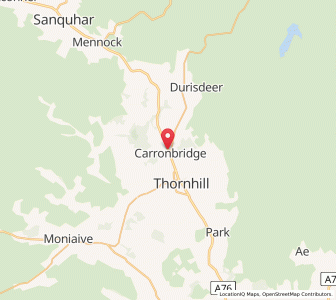 Map of Carronbridge, ScotlandScotland