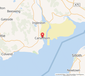 Map of Carsethorn, ScotlandScotland