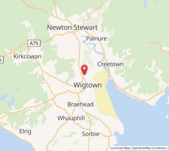 Map of Carslae, ScotlandScotland