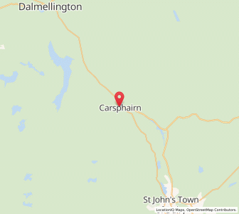 Map of Carsphairn, ScotlandScotland