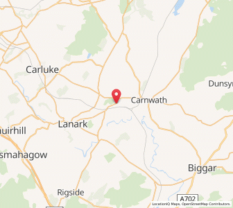 Map of Carstairs, ScotlandScotland