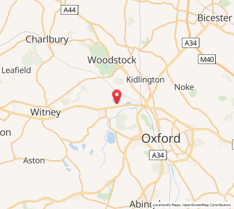 Map of Cassington, EnglandEngland