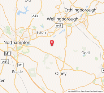 Map of Castle Ashby, EnglandEngland