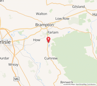 Map of Castle Carrock, EnglandEngland