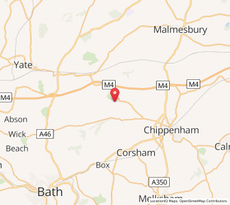 Map of Castle Combe, EnglandEngland