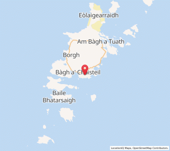 Map of Castlebay, ScotlandScotland