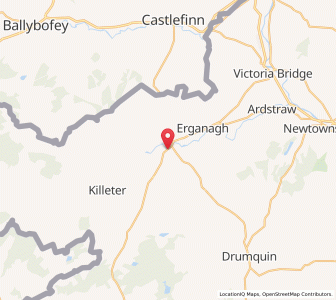 Map of Castlederg, Northern IrelandNorthern Ireland