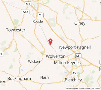 Map of Castlethorpe, EnglandEngland