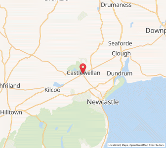 Map of Castlewellan, Northern IrelandNorthern Ireland