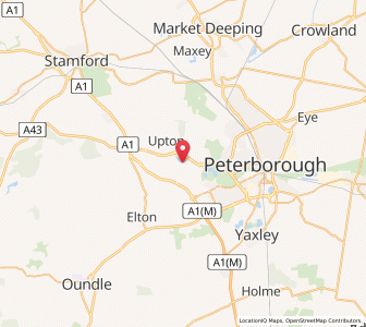 Map of Castor, EnglandEngland