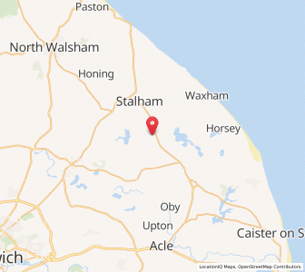 Map of Catfield, EnglandEngland