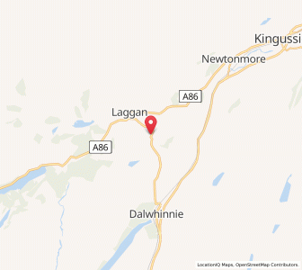 Map of Catlodge, ScotlandScotland