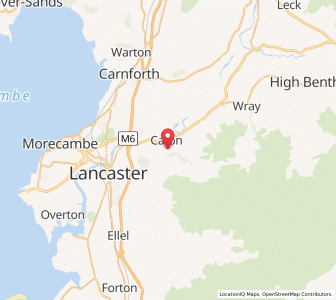 Map of Caton, EnglandEngland