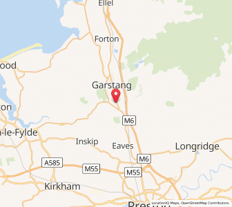 Map of Catterall, EnglandEngland