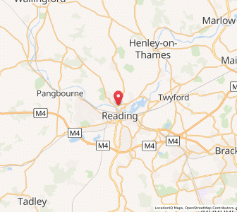 Map of Caversham, EnglandEngland