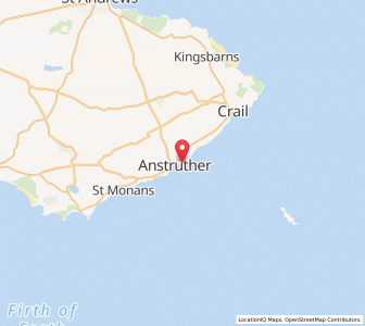 Map of Cellardyke, ScotlandScotland