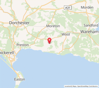 Map of Chaldon Herring, EnglandEngland