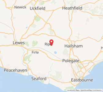 Map of Chalvington, EnglandEngland