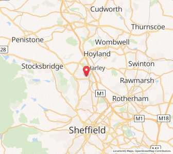 Map of Chapletown, EnglandEngland