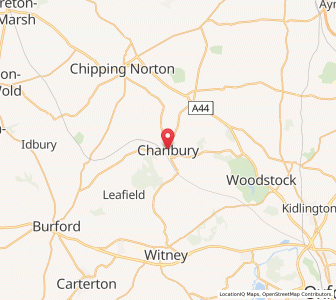 Map of Charlbury, EnglandEngland