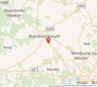 Map of Charlton Marshall, EnglandEngland